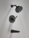 DELTA Galeon 14S Tub Shower Trim with H2OKinetic — Matte Black