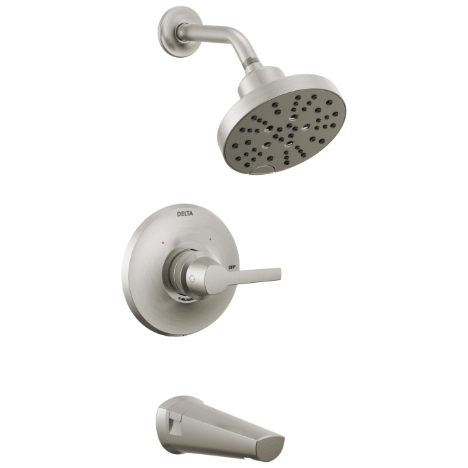 DELTA Galeon 14S Tub Shower Trim with H2OKinetic — Lumicoat® Stainless