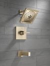 DELTA Zura Monitor 14 Series H2OKINETIC Tub and Shower Trim — Champagne Bronze