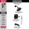 DELTA Stryke 14 Series Tub and Shower — Matte Black