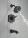 DELTA Stryke 14 Series Tub and Shower — Matte Black