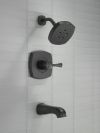 DELTA Stryke 14 Series Tub and Shower — Matte Black