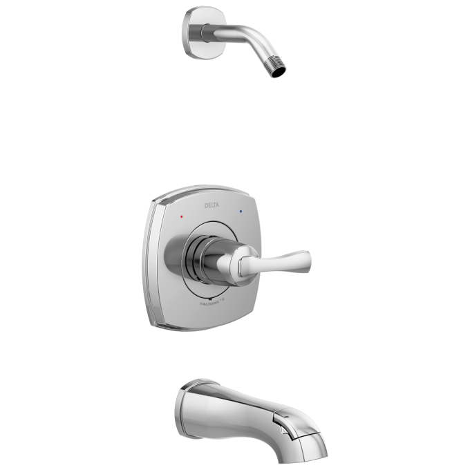 DELTA Stryke 14 Series Tub and Shower Less Head — Lumicoat® Chrome