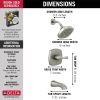 DELTA Stryke 14 Series Tub and Shower — Lumicoat® Stainless