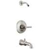 DELTA Broderick 14 Series Tub Shower Trim - Less Head — Lumicoat® Stainless