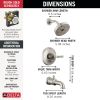 DELTA Broderick 14 Series Tub Shower Trim — Lumicoat® Stainless
