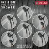 DELTA Albion  Monitor 14 Series Tub and Shower Trim Only with In2ition Hand Shower — Matte Black