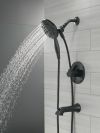 DELTA Albion  Monitor 14 Series Tub and Shower Trim Only with In2ition Hand Shower — Matte Black