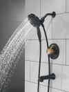 DELTA Albion  Monitor 14 Series Tub and Shower Trim Only with In2ition Hand Shower — Matte Black / Champagne Bronze