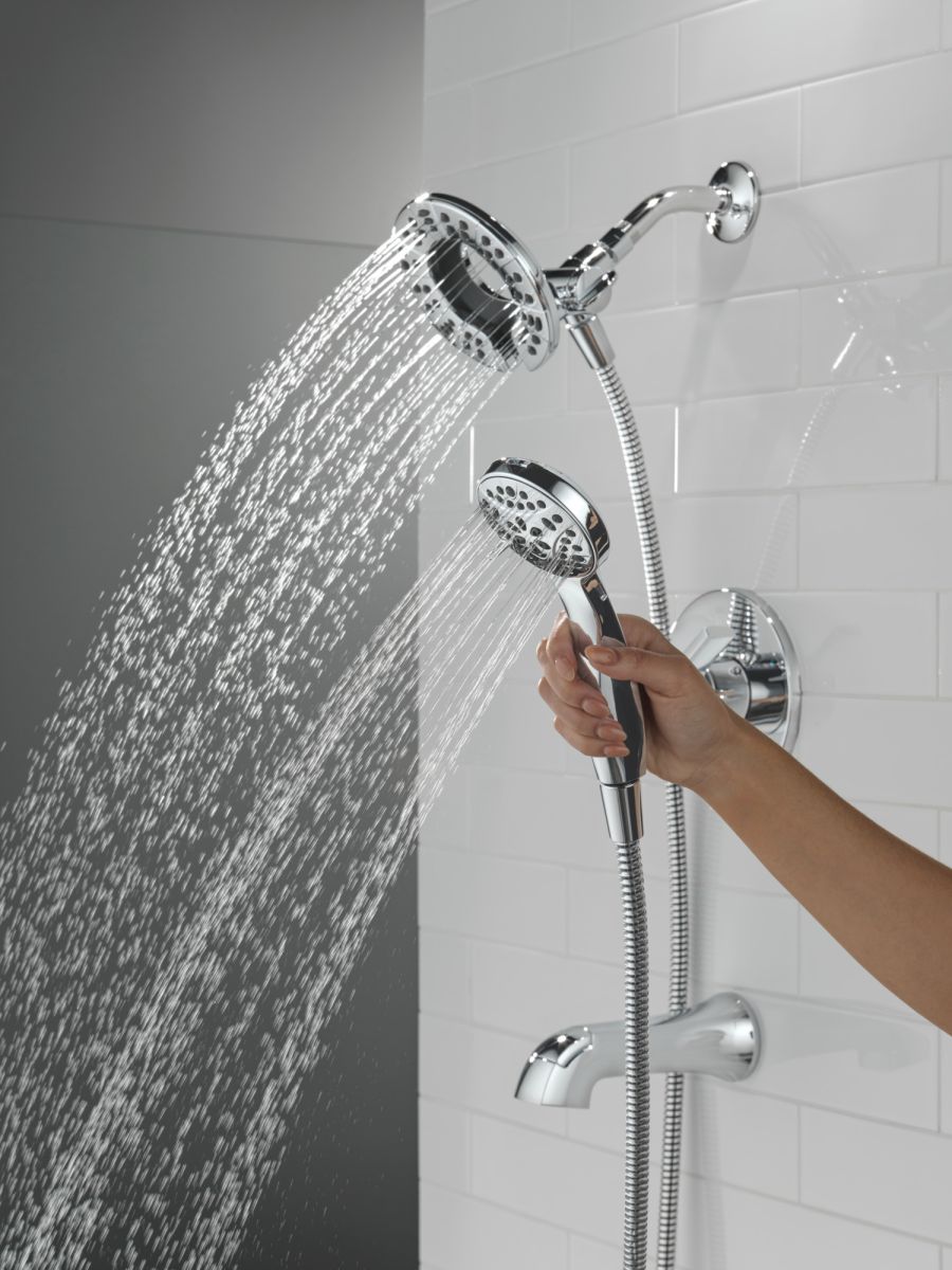 DELTA Albion  Monitor 14 Series Tub and Shower Trim Only with In2ition Hand Shower — Chrome