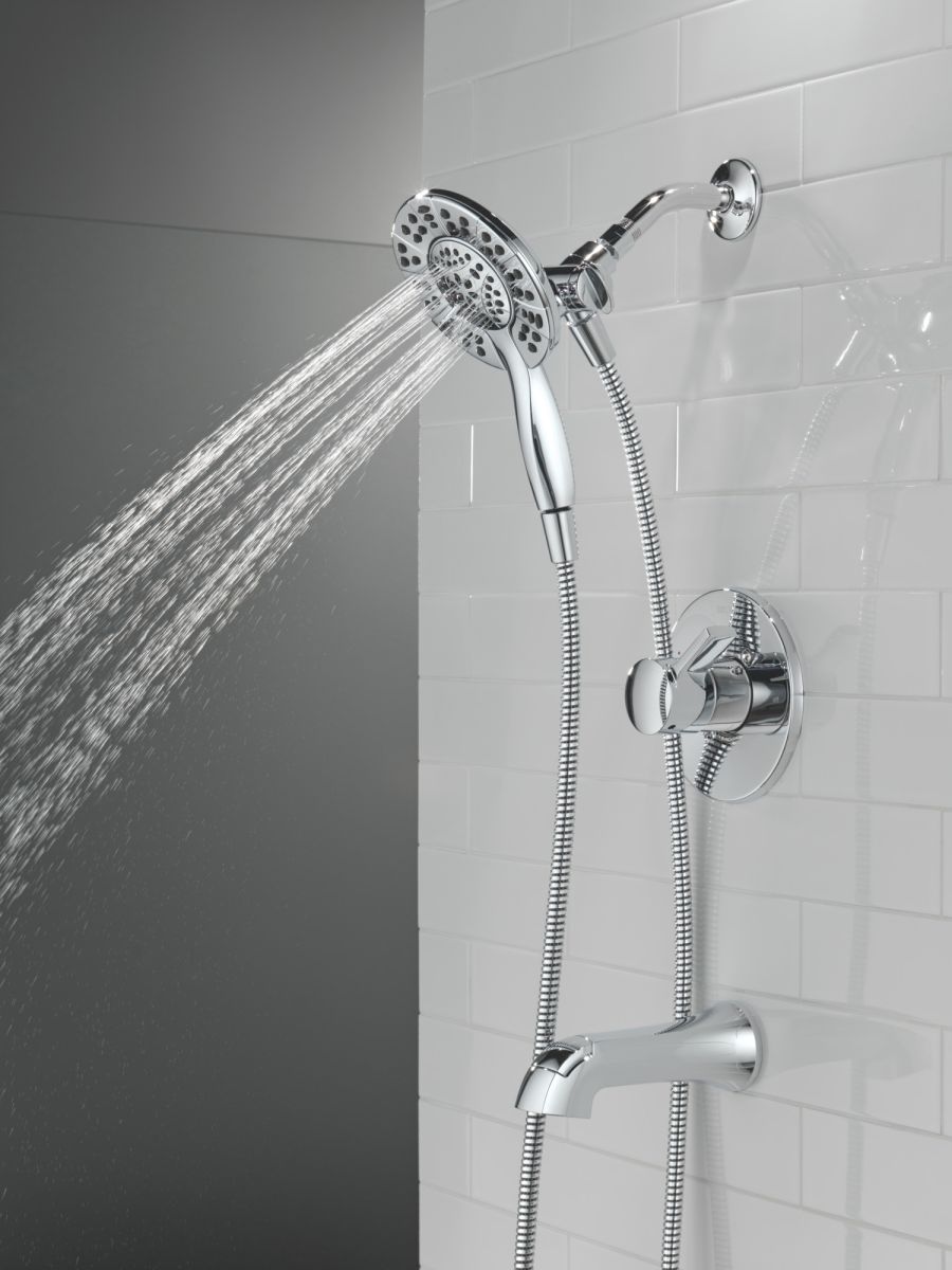 DELTA Albion  Monitor 14 Series Tub and Shower Trim Only with In2ition Hand Shower — Chrome