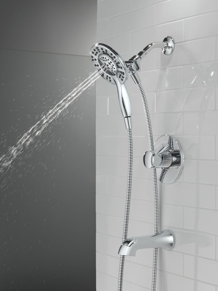 DELTA Albion  Monitor 14 Series Tub and Shower Trim Only with In2ition Hand Shower — Chrome