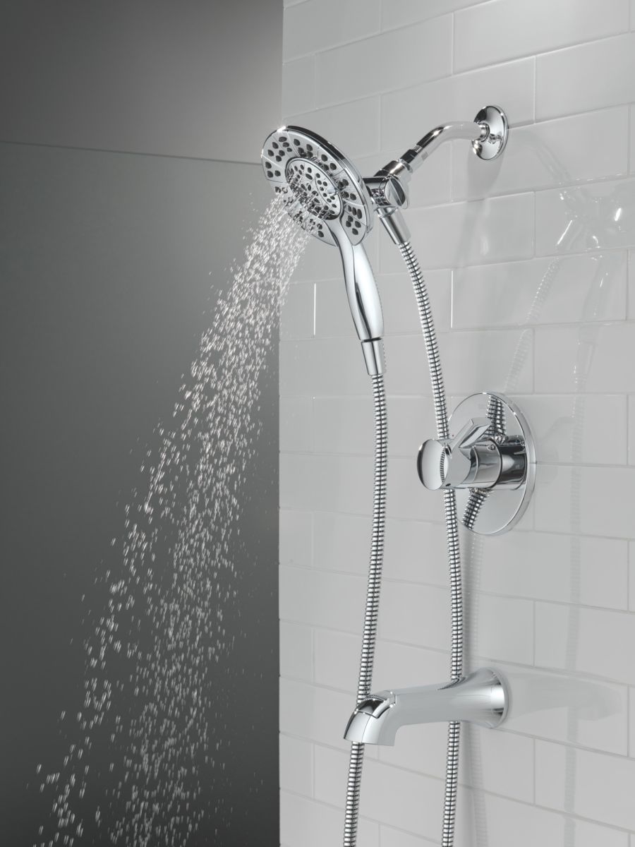 DELTA Albion  Monitor 14 Series Tub and Shower Trim Only with In2ition Hand Shower — Chrome
