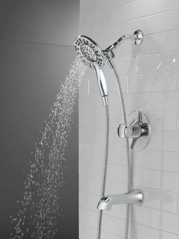 DELTA Albion  Monitor 14 Series Tub and Shower Trim Only with In2ition Hand Shower — Chrome