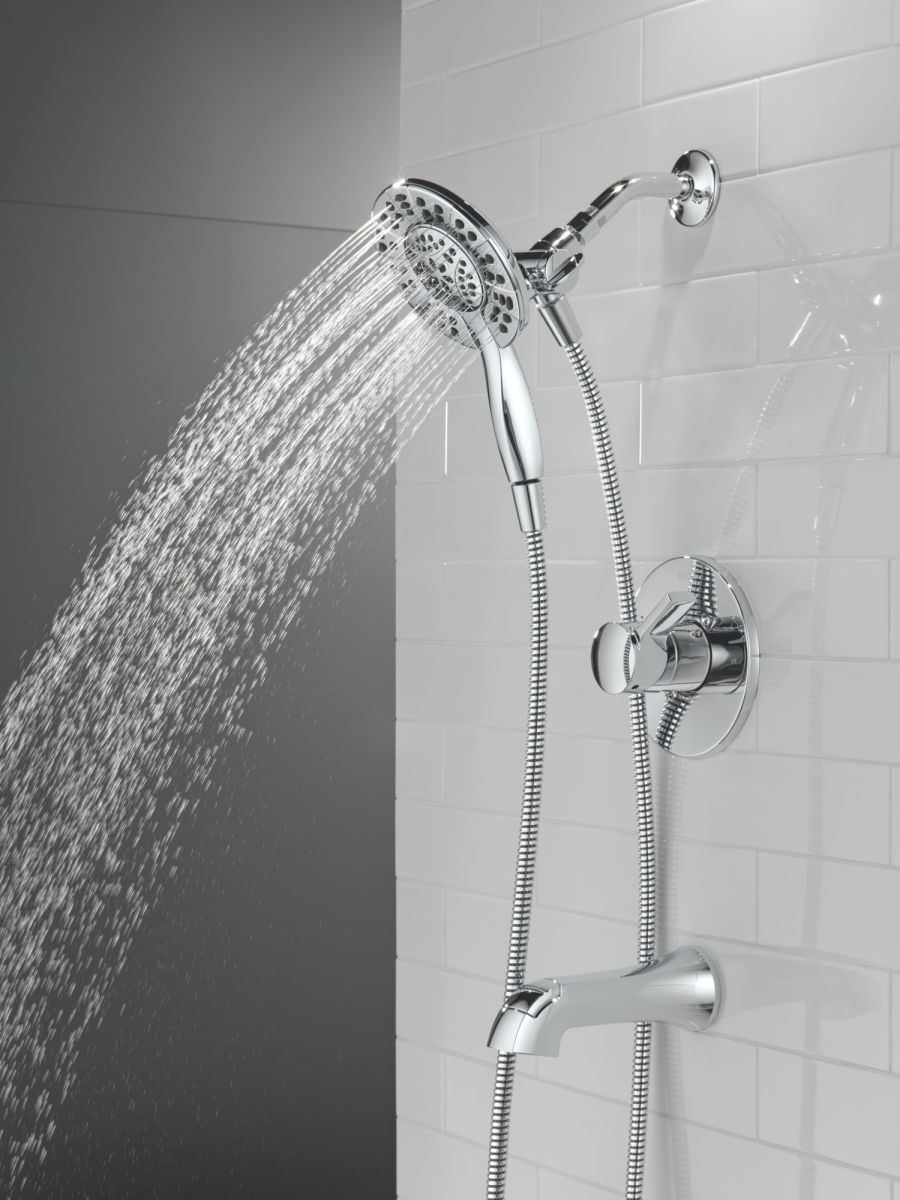 DELTA Albion  Monitor 14 Series Tub and Shower Trim Only with In2ition Hand Shower — Chrome