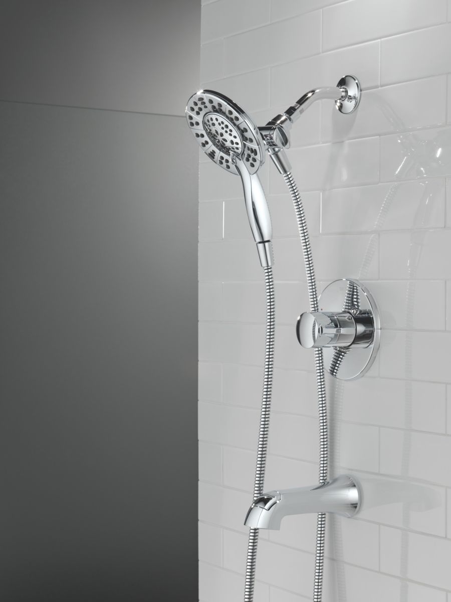 DELTA Albion  Monitor 14 Series Tub and Shower Trim Only with In2ition Hand Shower — Chrome