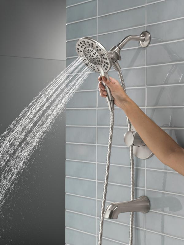 DELTA Albion  Monitor 14 Series Tub and Shower Trim Only with In2ition Hand Shower — Spotshield Brushed Nickel