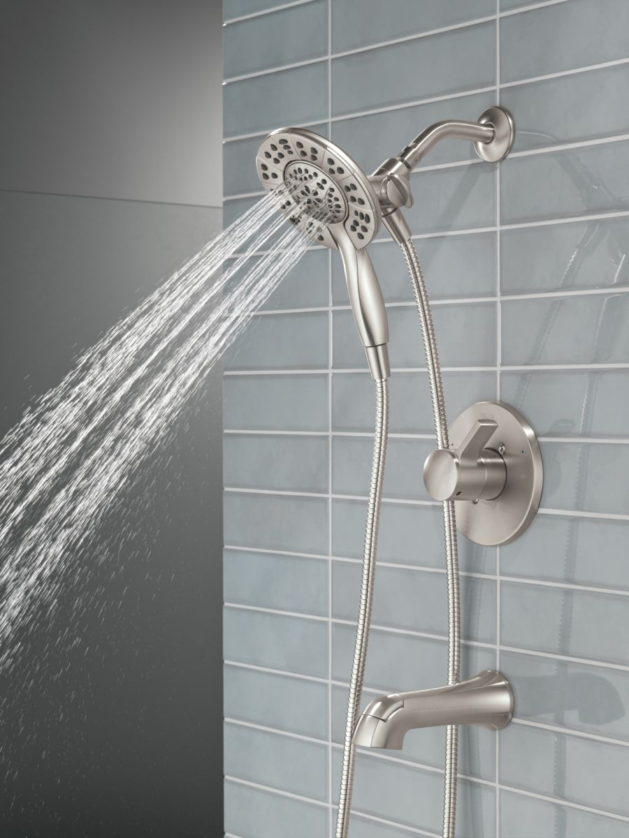 DELTA Albion  Monitor 14 Series Tub and Shower Trim Only with In2ition Hand Shower — Spotshield Brushed Nickel