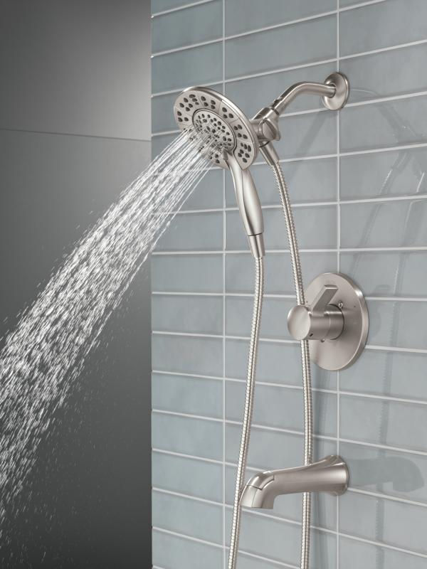 DELTA Albion  Monitor 14 Series Tub and Shower Trim Only with In2ition Hand Shower — Spotshield Brushed Nickel