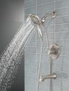 DELTA Albion  Monitor 14 Series Tub and Shower Trim Only with In2ition Hand Shower — Spotshield Brushed Nickel