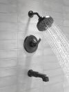 DELTA Tetra Monitor 14 Series Tub & Shower Trim — Matte Black