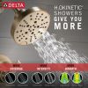 DELTA Tetra Monitor 14 Series Tub & Shower Trim — Lumicoat® Champagne Bronze