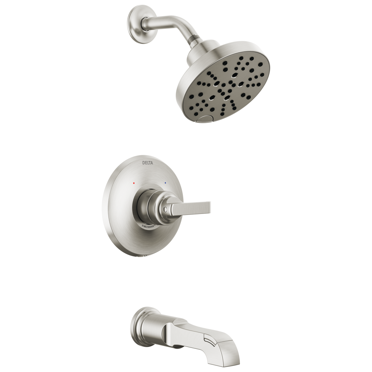 DELTA Tetra Monitor 14 Series Tub & Shower Trim — Lumicoat® Stainless