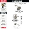 DELTA Tetra Monitor 14 Series Tub & Shower Trim — Lumicoat® Stainless