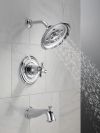 DELTA Cassidy Monitor 14 Series H2OKINETIC Tub & Shower Trim - Less Handle — Chrome