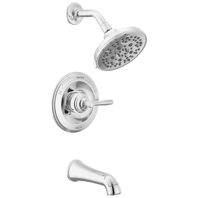 DELTA Roe Monitor 14 Series Tub and Shower — Chrome