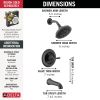 DELTA Roe Monitor 14 Series Tub and Shower — Matte Black