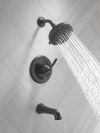 DELTA Roe Monitor 14 Series Tub and Shower — Matte Black