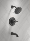 DELTA Roe Monitor 14 Series Tub and Shower — Matte Black