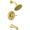DELTA Roe Monitor 14 Series Tub and Shower — Brushed Gold