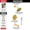 DELTA Roe Monitor 14 Series Tub and Shower — Brushed Gold