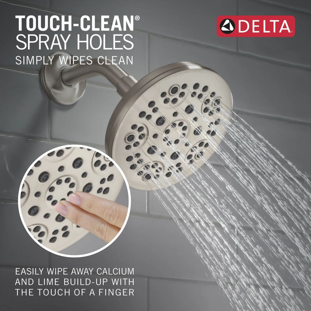 DELTA Roe Monitor 14 Series Tub and Shower — Stainless