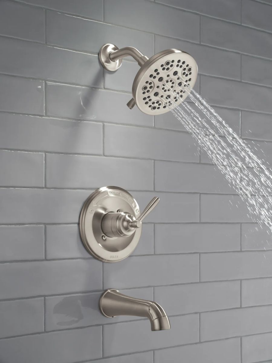 DELTA Roe Monitor 14 Series Tub and Shower — Stainless