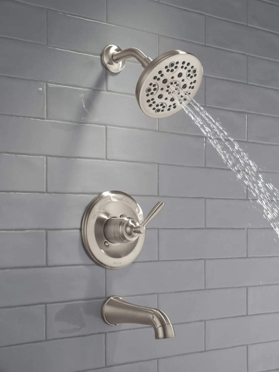DELTA Roe Monitor 14 Series Tub and Shower — Stainless