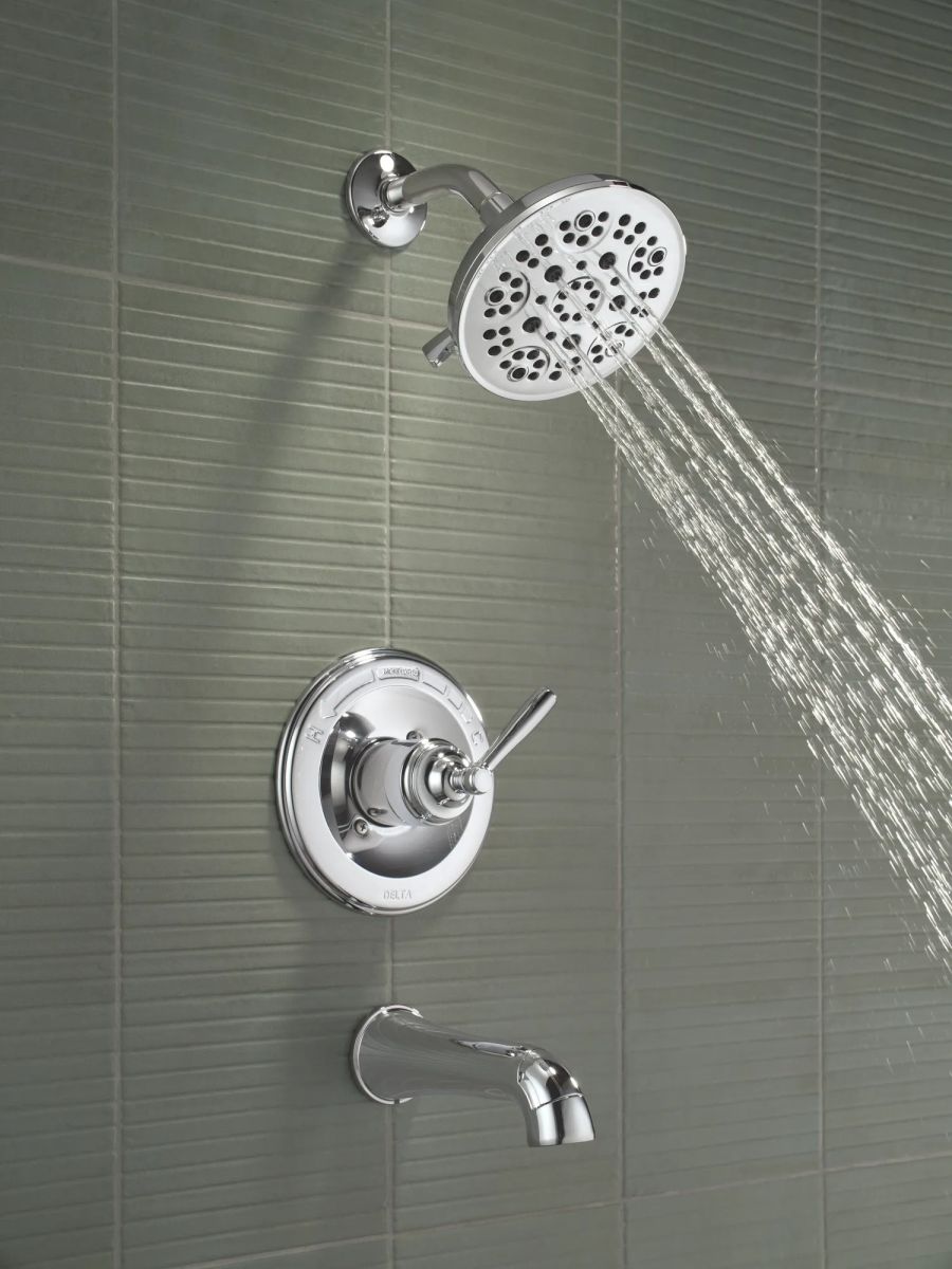 DELTA Roe Monitor 14 Series Tub and Shower — Chrome