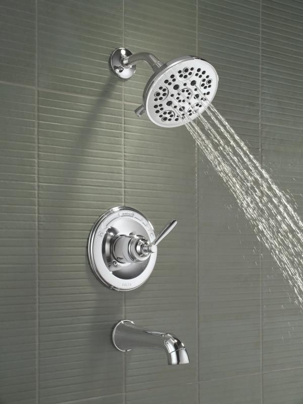 DELTA Roe Monitor 14 Series Tub and Shower — Chrome