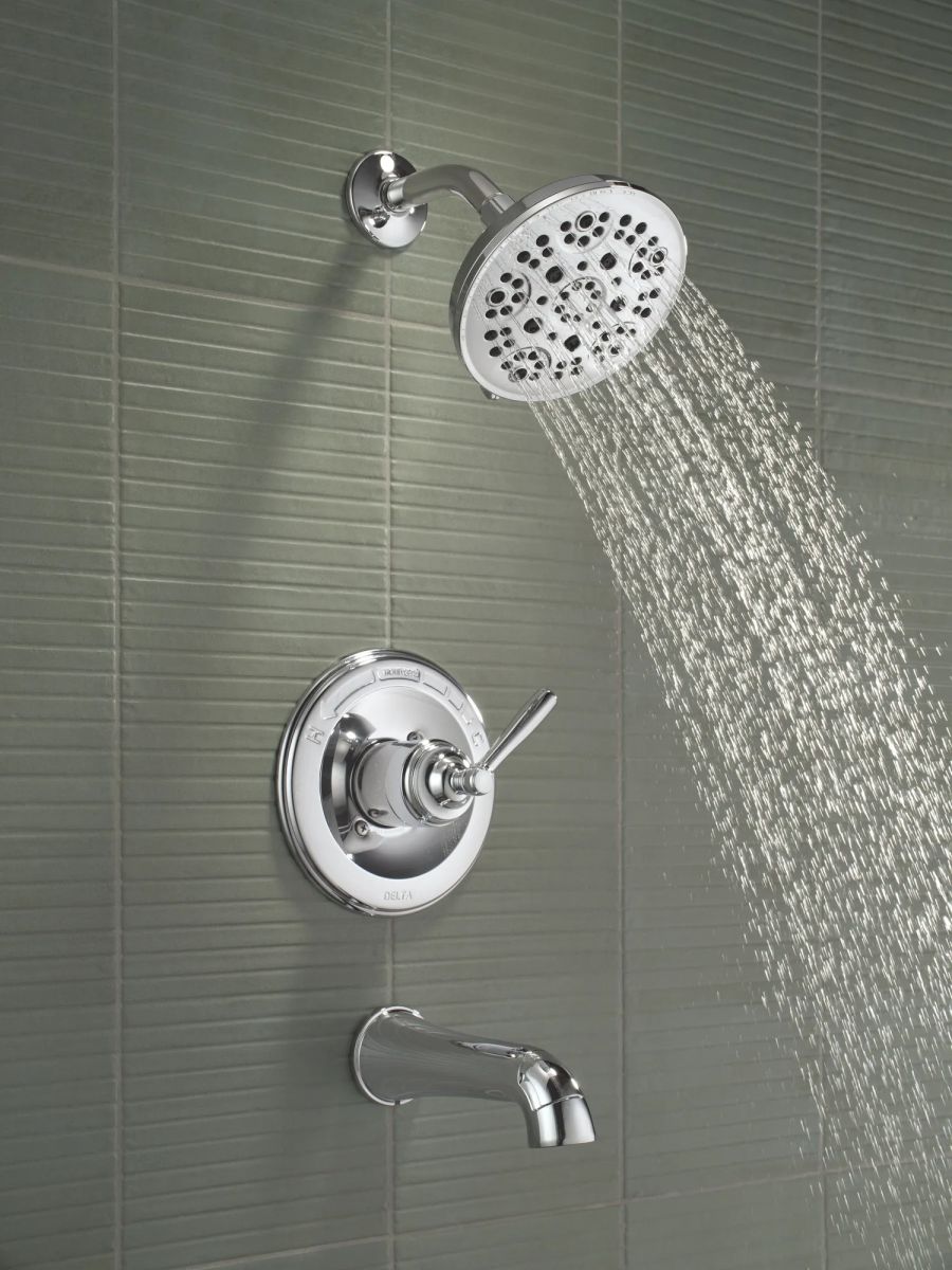 DELTA Roe Monitor 14 Series Tub and Shower — Chrome