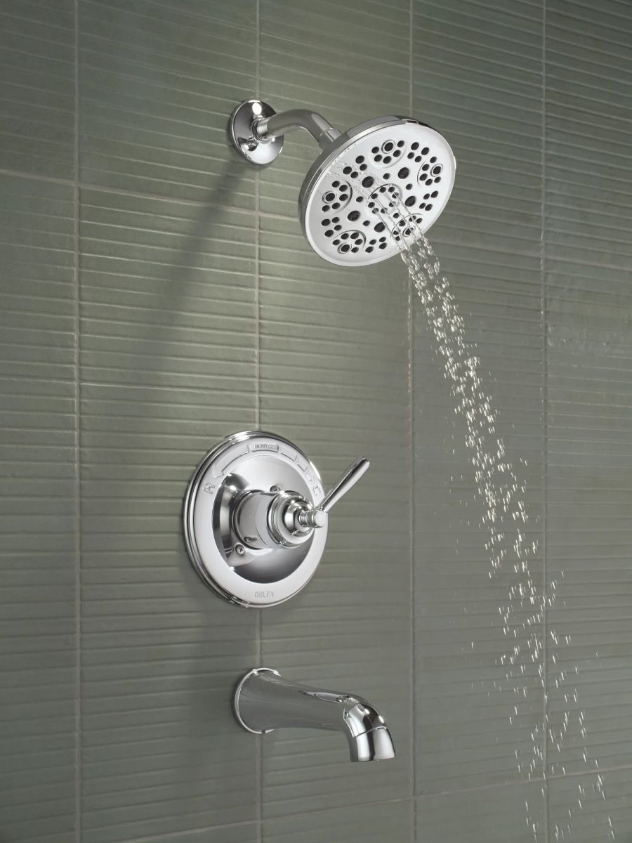 DELTA Roe Monitor 14 Series Tub and Shower — Chrome