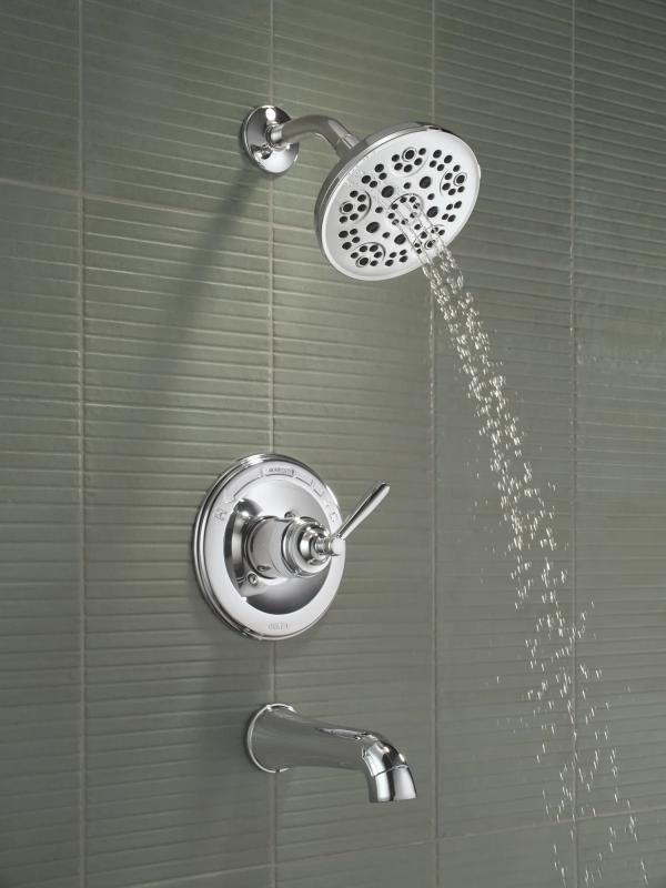 DELTA Roe Monitor 14 Series Tub and Shower — Chrome