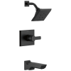 DELTA Pivotal Monitor 14 Series H2OKINETIC Tub and Shower Trim — Matte Black