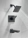 DELTA Pivotal Monitor 14 Series H2OKINETIC Tub and Shower Trim — Matte Black