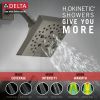 DELTA Pivotal Monitor 14 Series H2OKINETIC Tub and Shower Trim — Lumicoat® Black Stainless