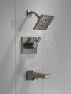 DELTA Pivotal Monitor 14 Series H2OKINETIC Tub and Shower Trim — Lumicoat® Black Stainless