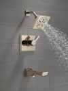 DELTA Pivotal Monitor 14 Series H2OKINETIC Tub and Shower Trim — Lumicoat® Polished Nickel