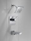 DELTA Pivotal Monitor 14 Series H2OKINETIC Tub and Shower Trim — Lumicoat® Chrome