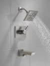 DELTA Pivotal Monitor 14 Series H2OKINETIC Tub and Shower Trim — Lumicoat® Stainless